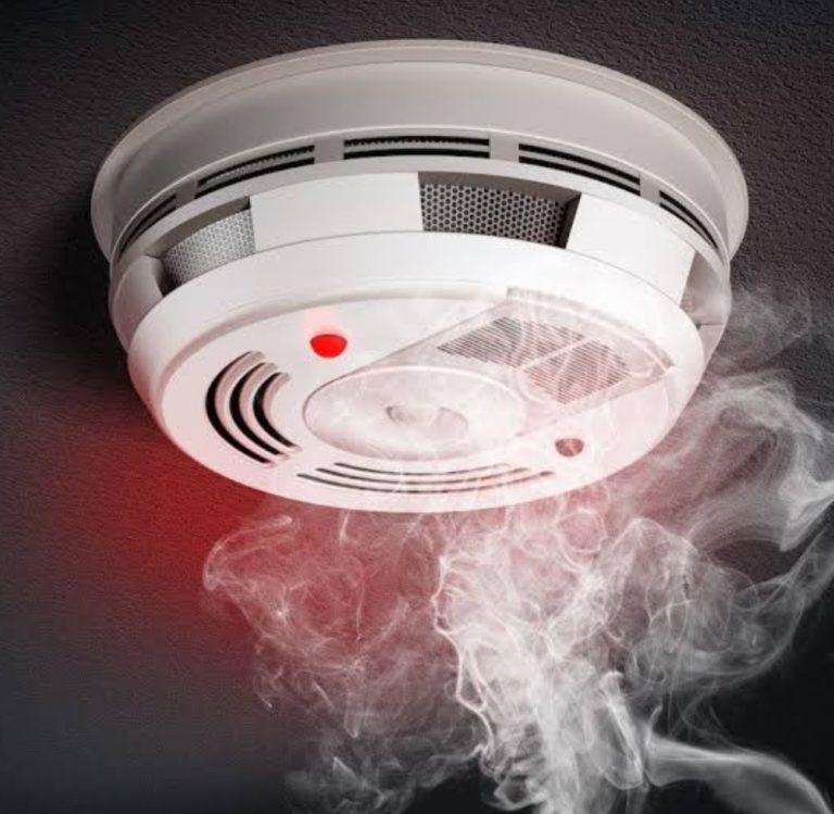 download fire detector flashing red