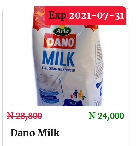Full Cream Milk- don't miss the discount offer from this brand on Free Stuffs NG