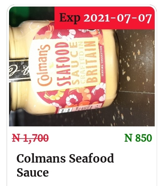 Massive 50% off Seafood Sauce Clearance Sale