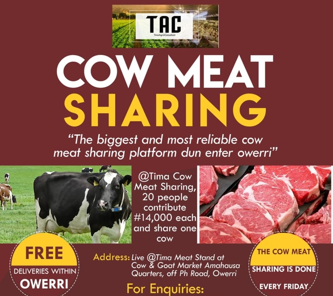 Tima meat sharing platform