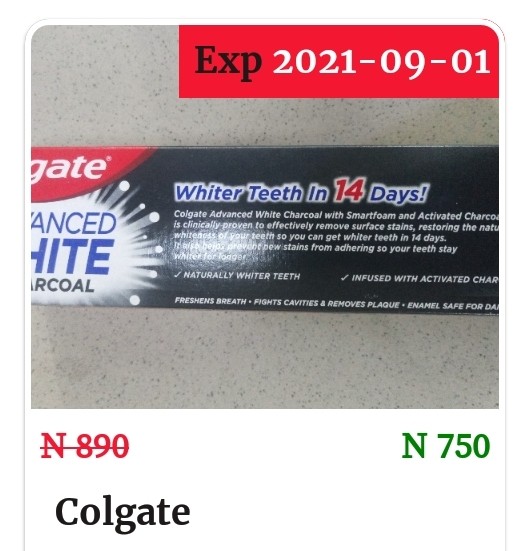 Charcoal Toothpaste With Free Gift of White Smile 