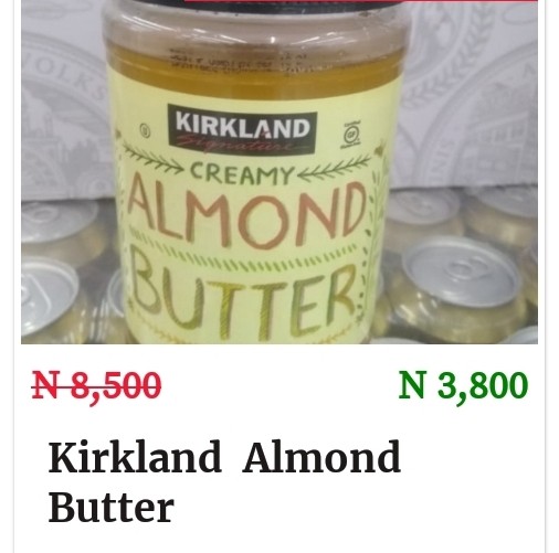 Almond Butter- 50% Price Mark down With Offer Deadline!