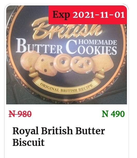 Butter Cookies- 50% Off Price Slash!