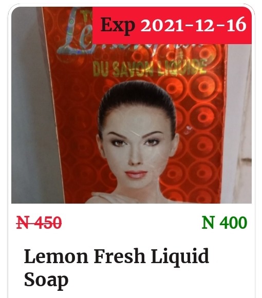 Lemon Fresh Douche & Bath Liquid Soap